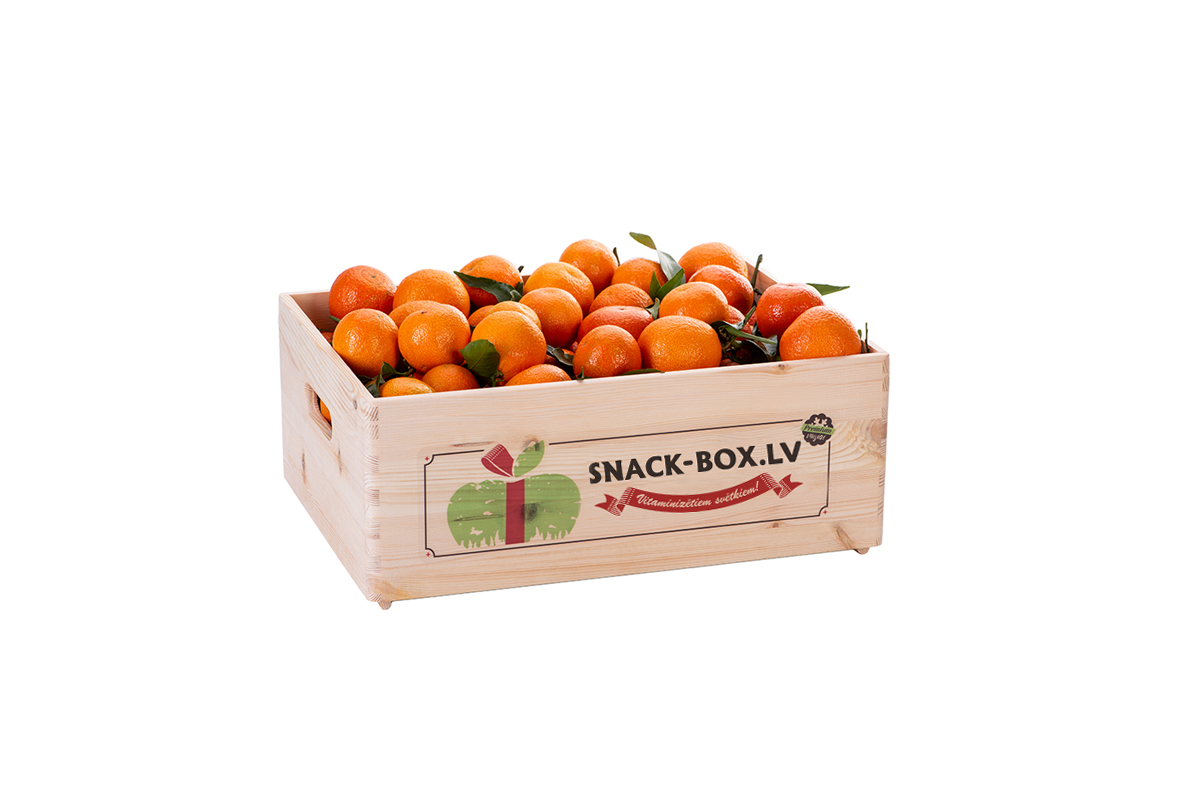 Сколько мандаринов в ящике